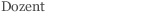 Dozent